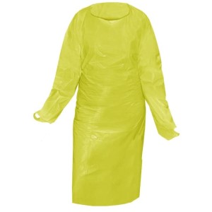 CoverMe Premium CPE Gown Yellow with Thumbholes 50x4